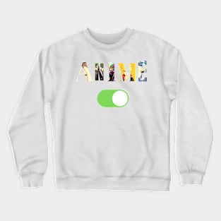 Anime on Crewneck Sweatshirt